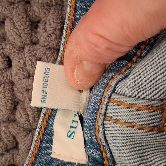 Sundance Light Blue Jeans with Floral Patchwork - Picture 6 of 10